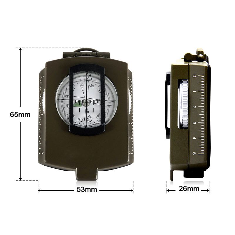 Professional Military Compass Hiking Equipment Compas For