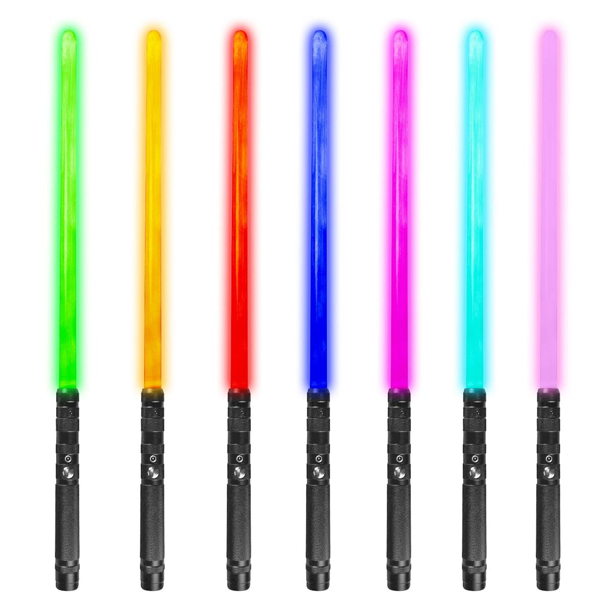 LED Light Saber Rechargeable Lightsaber with Sound Seven Color Lights