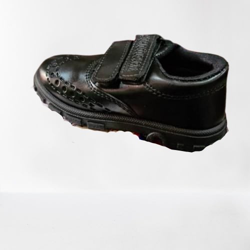 Children Back To School Unisex Shoe - Black + Free Stockings
