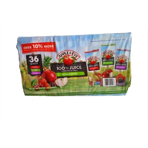 Apple & Eve 100% Juice - 36 Pieces