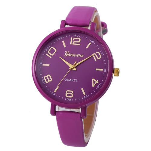 Women Fashion Wristwatch Purple