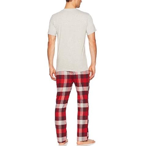 Men's Jersey Pajama Set - Red