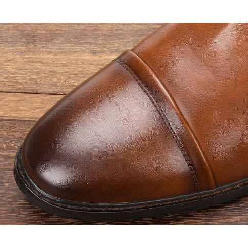 Leather Chelsea Boots - Brown