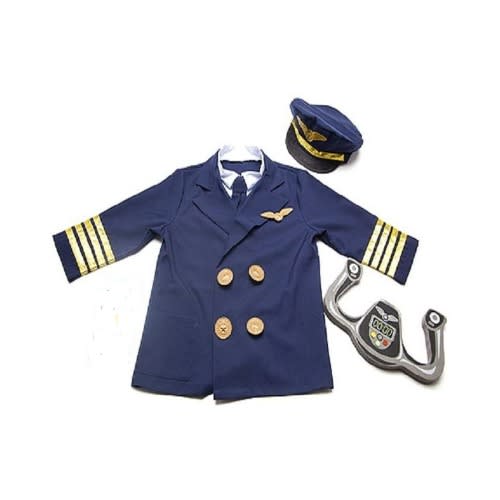 Kids Pilot Dress Up Costume