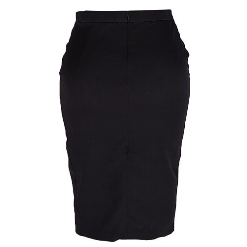 Black Drape Skirt