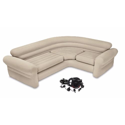 Corner Sofa With Electric Pump - Beige