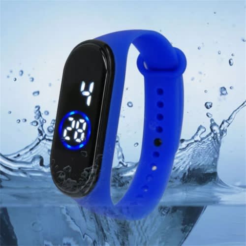 Touch Screen LED Sports Watch - Blue