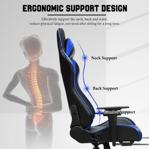 Multipurpose Chair With Lumbar Support Footrest