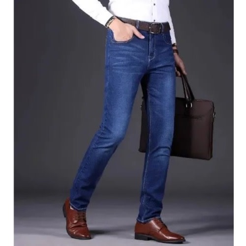 Straight Jeans For Men - Blue