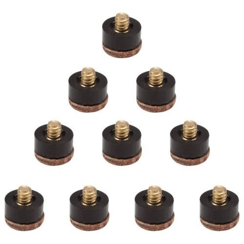 Snooker Screw Tips 50 Pieces - 9mm