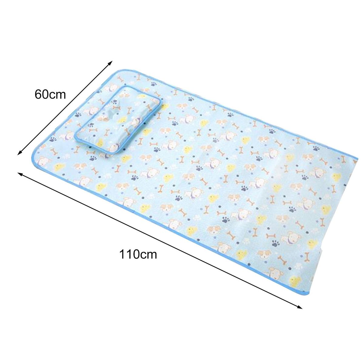 Soft Baby Mat Infant Pad with Cartoon Print Breathable Ice for Toddler