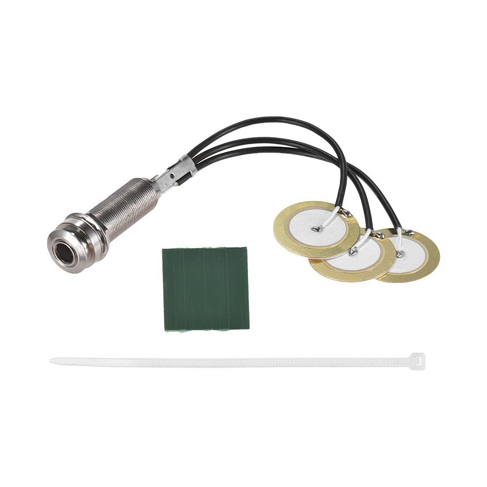 Kalimba Pickup 3 Transducer Pickup System Self-adhesive
