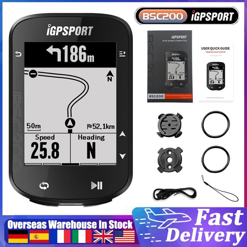 IGPSPORT BSC200 GPS Bike Computer Wireless Cycle Digital Speedometer ANT  Route Navigation Stopwatch Cycling Bicycle Speed Meter