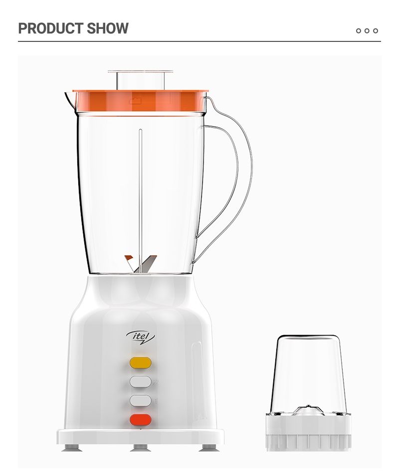 1.5 Litres  Electric Blender And Grinder White+ Free Gift