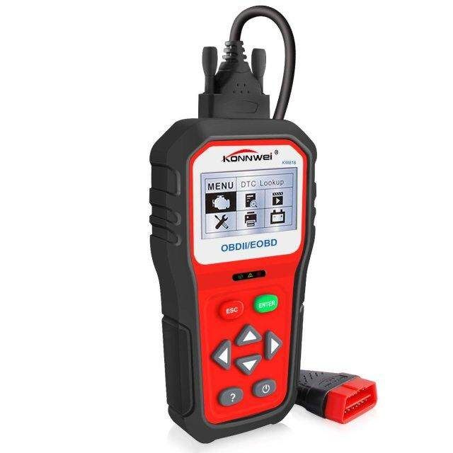 KONNWEI KW818 Scanner Universal OBDII Vehicle Engine Diagnostic Scanner Tool Check Reader