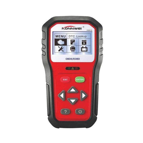 KONNWEI KW818 Scanner Universal OBDII Vehicle Engine Diagnostic Scanner Tool Check Reader