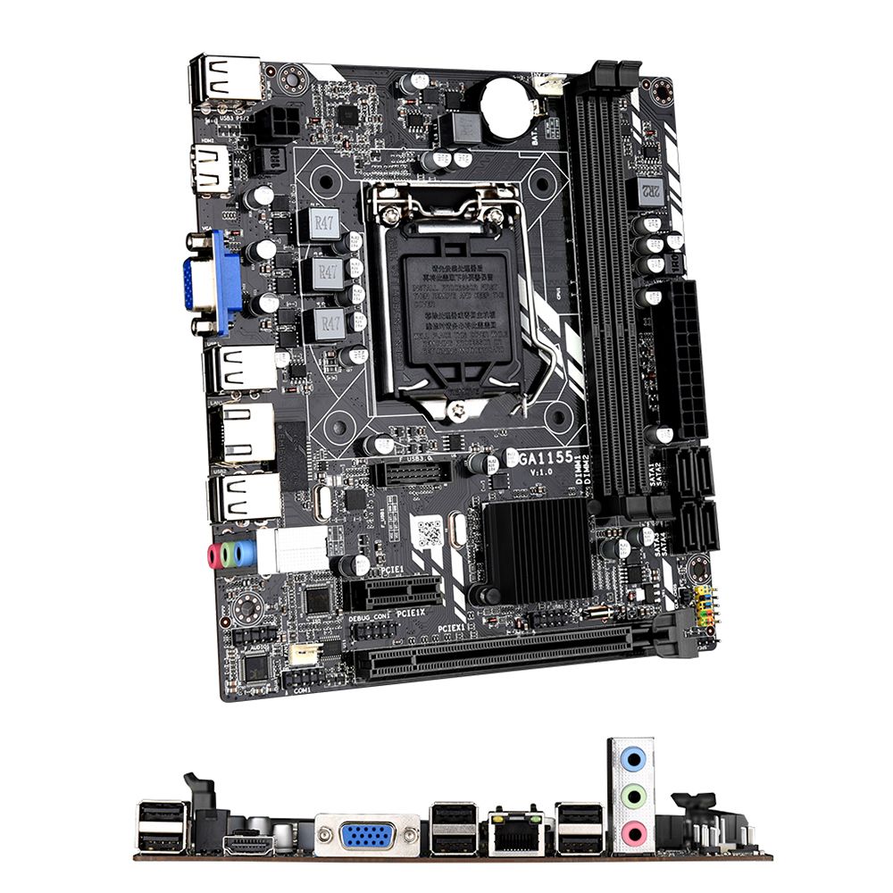 ATX Motherboard Support LGA1155CPU(core I7/i5/i3)/2