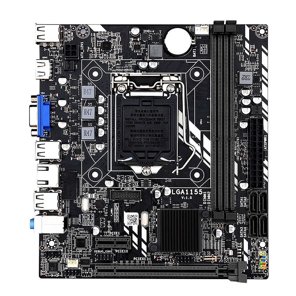 ATX Motherboard Support LGA1155CPU(core I7/i5/i3)/2