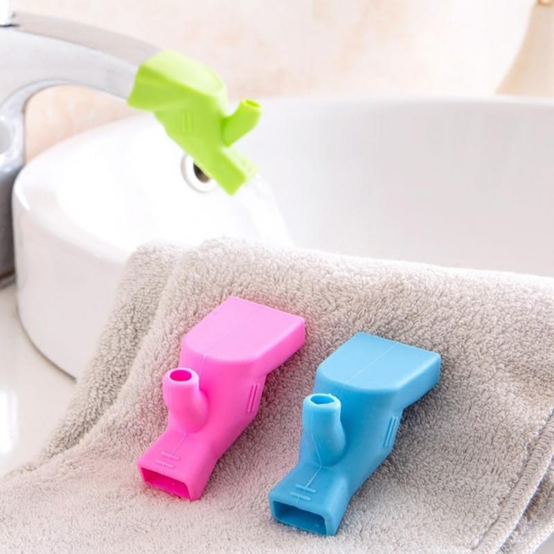Kitchen Durable Toddler Baby Washing Hands Faucet Extender For Kids Bathroom Fountain Food-grade Silicone Tap