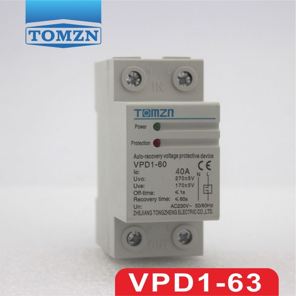 Din Rail 40A Household Reconnect Automatic 230V Recovery