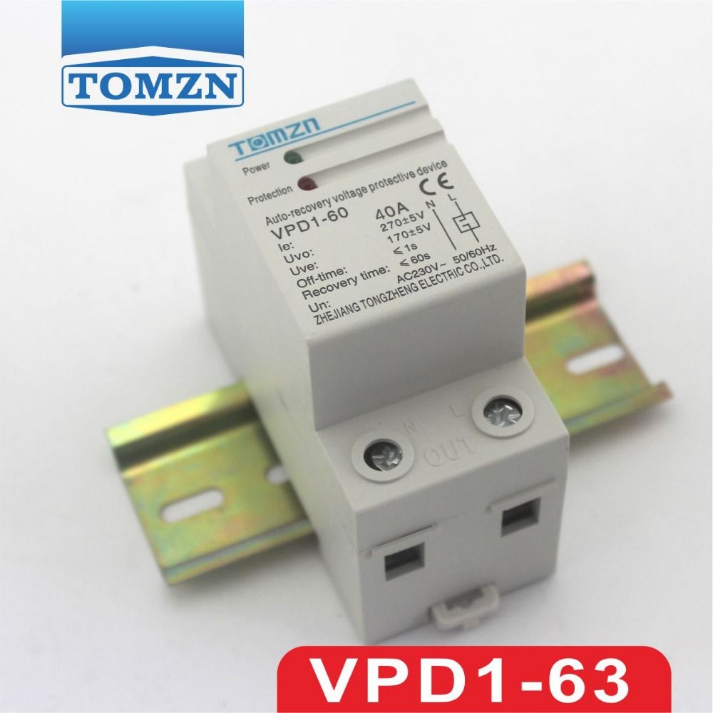 Din Rail 40A Household Reconnect Automatic 230V Recovery