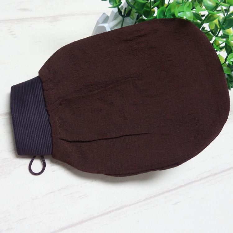 2pcs Bath Shower Sauna Dead Hard Skin Care Exfoliator Exfoliating Massage Mitt Back Scrubber Glove