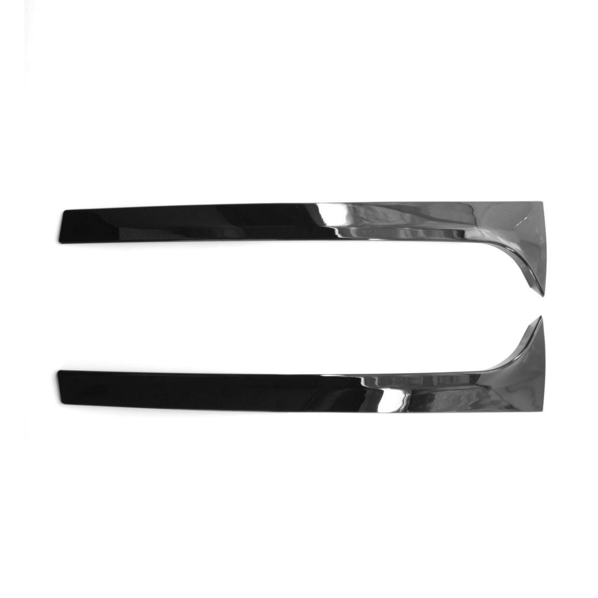 Rear Window Side Spoiler Canard Splitter Trim Replacement