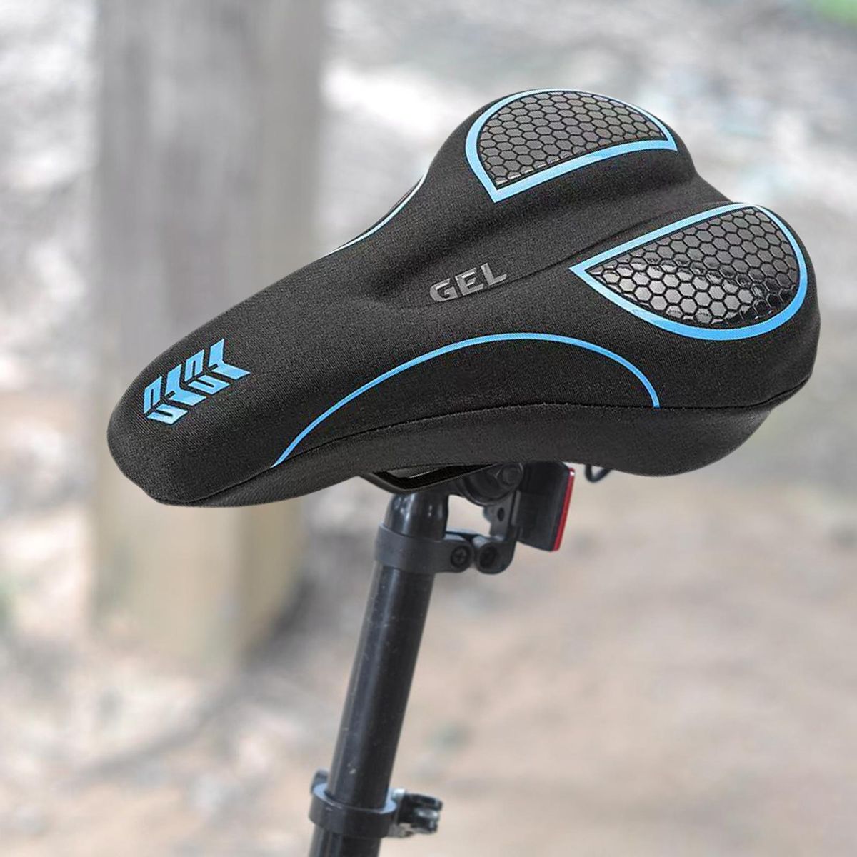 Road Car Seat Cushion Cover Waterproof Bike Seat Cover Blue