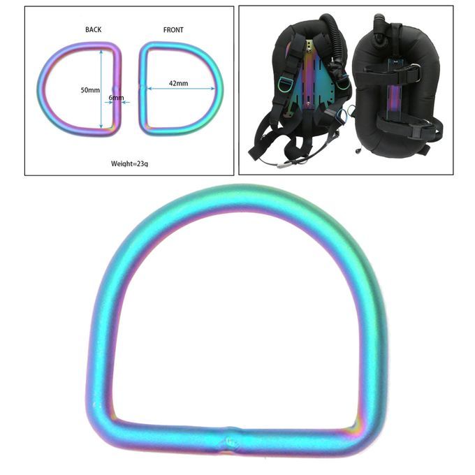 Weight Belt Keeper Snorkeling Free Diving Retainer W/ D-Ring Scuba