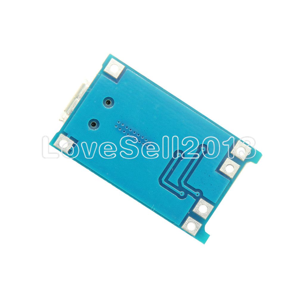 10PCS PCS Micro USB 5V 1A 18650 TP4056 Lithium Battery Charger Module Charging Board With Dual Functions
