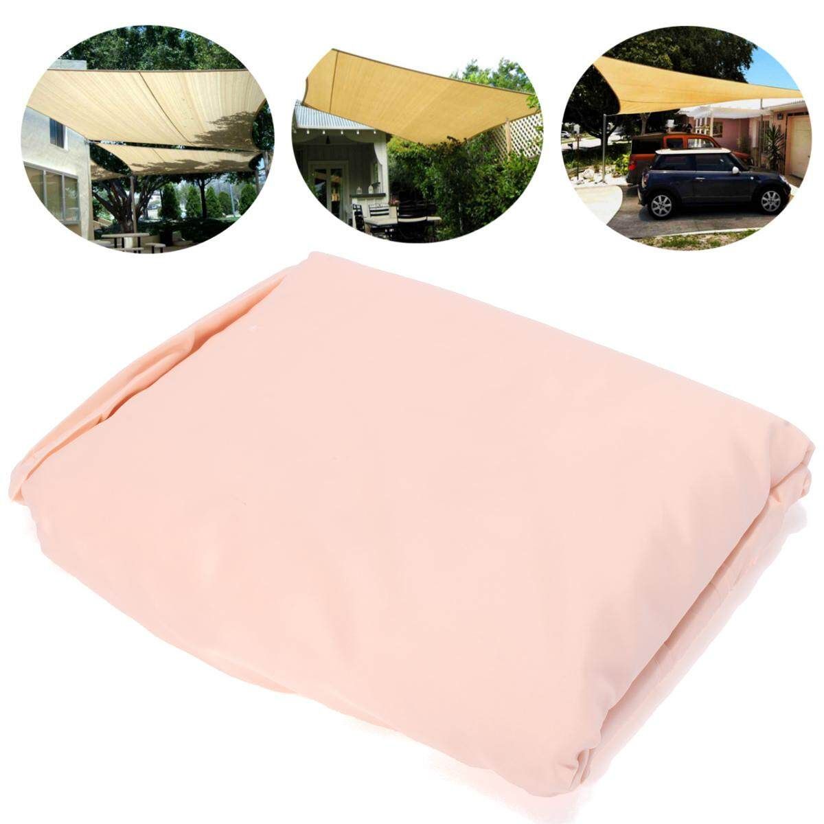 6x4M Sun Sail Shade Garden Canopy Awing Cover Waterproof Shelter Sunscreen Large