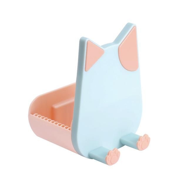 2pcs Free Punching Wall-Mounted Pot Lid Holder Multifunction Hanging Holder For Cutting Board Shelf Plastic Kitchen Storage Rack