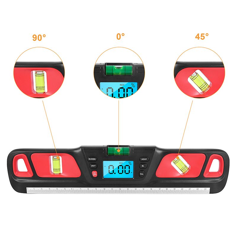 Base Goniometer Level Measuring Tools Inclinometer Green