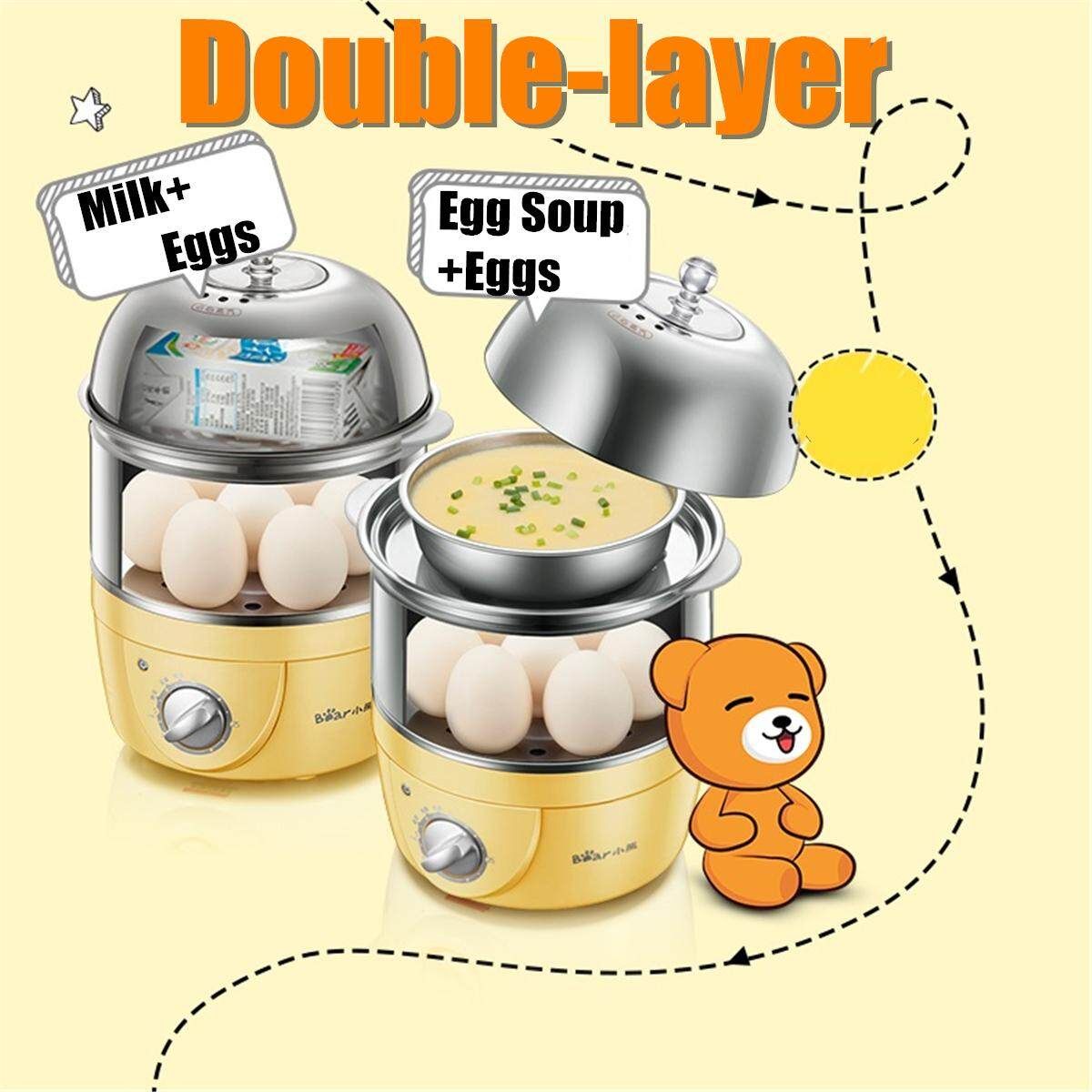 14 Egg Stainless Steel Electric Auto Egg Boiler Steamer Breakfast Kitchen Cooker