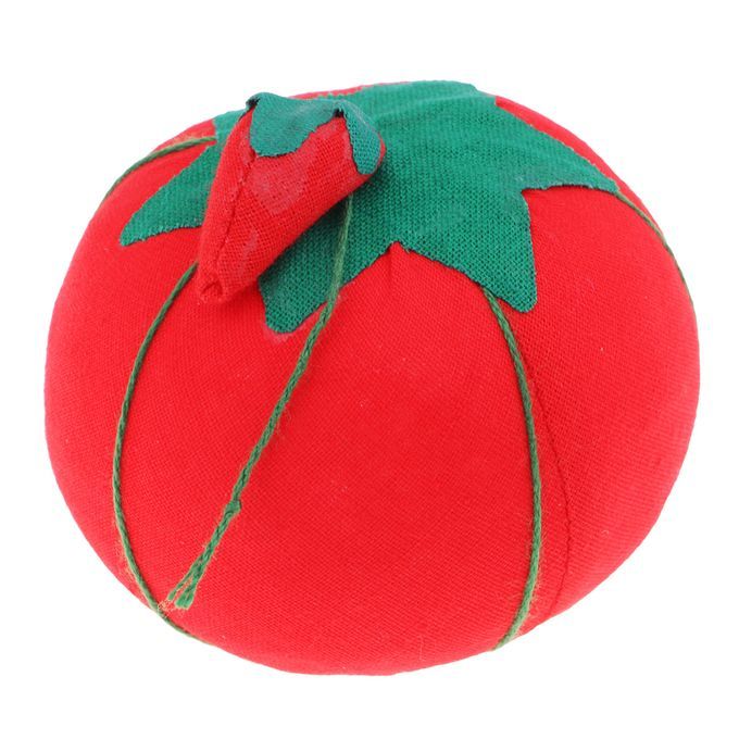 Tomato Shape  Pin Cushion Soft Material Safety Storage 7cm