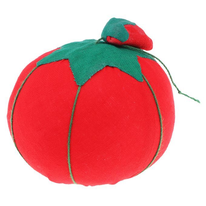 Tomato Shape  Pin Cushion Soft Material Safety Storage 7cm