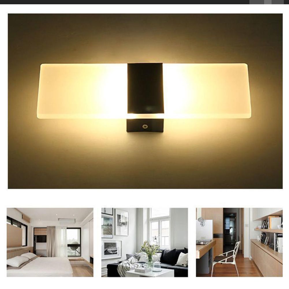 Modern LED Wall Lighting Up Down Cube Indoor Outdoor-