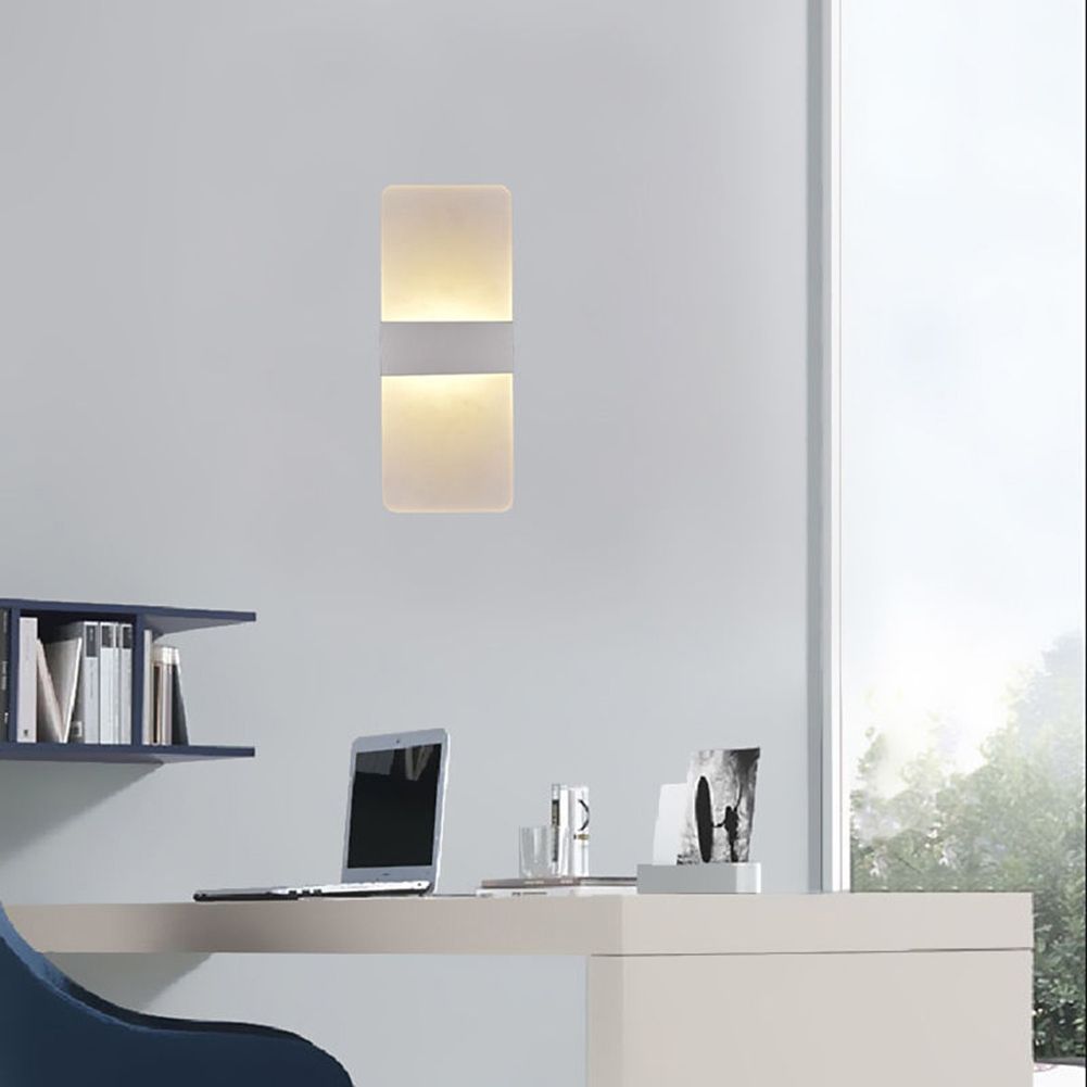 Modern LED Wall Lighting Up Down Cube Indoor Outdoor-
