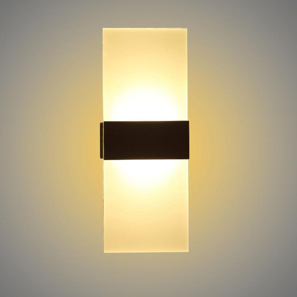 Modern LED Wall Lighting Up Down Cube Indoor Outdoor-