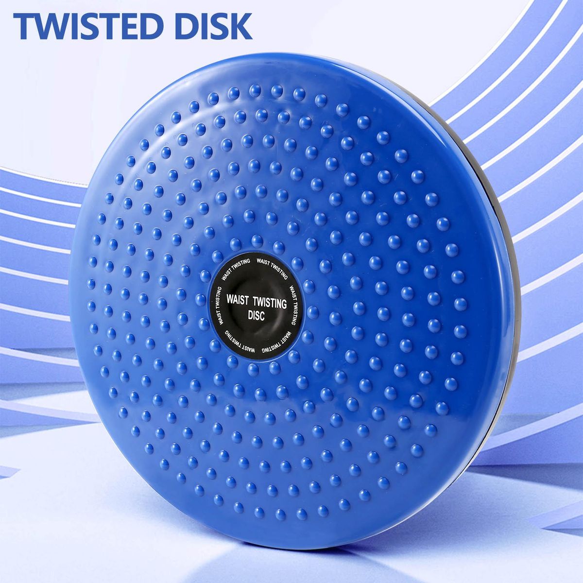 for Sports Magnetic Massage Plate Waist Twist Disc,Blue