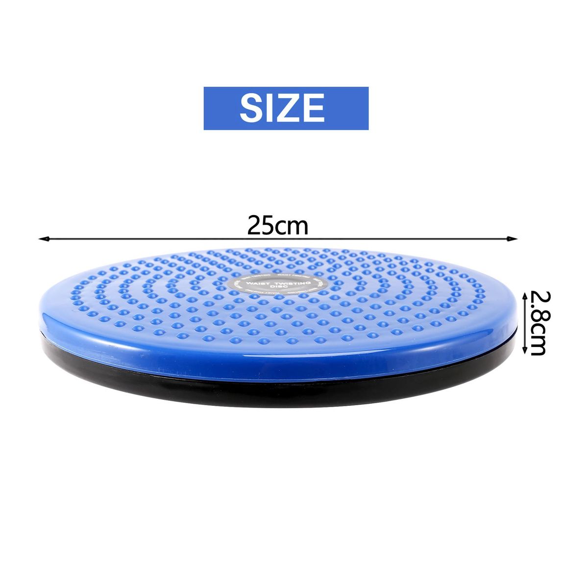 for Sports Magnetic Massage Plate Waist Twist Disc,Blue