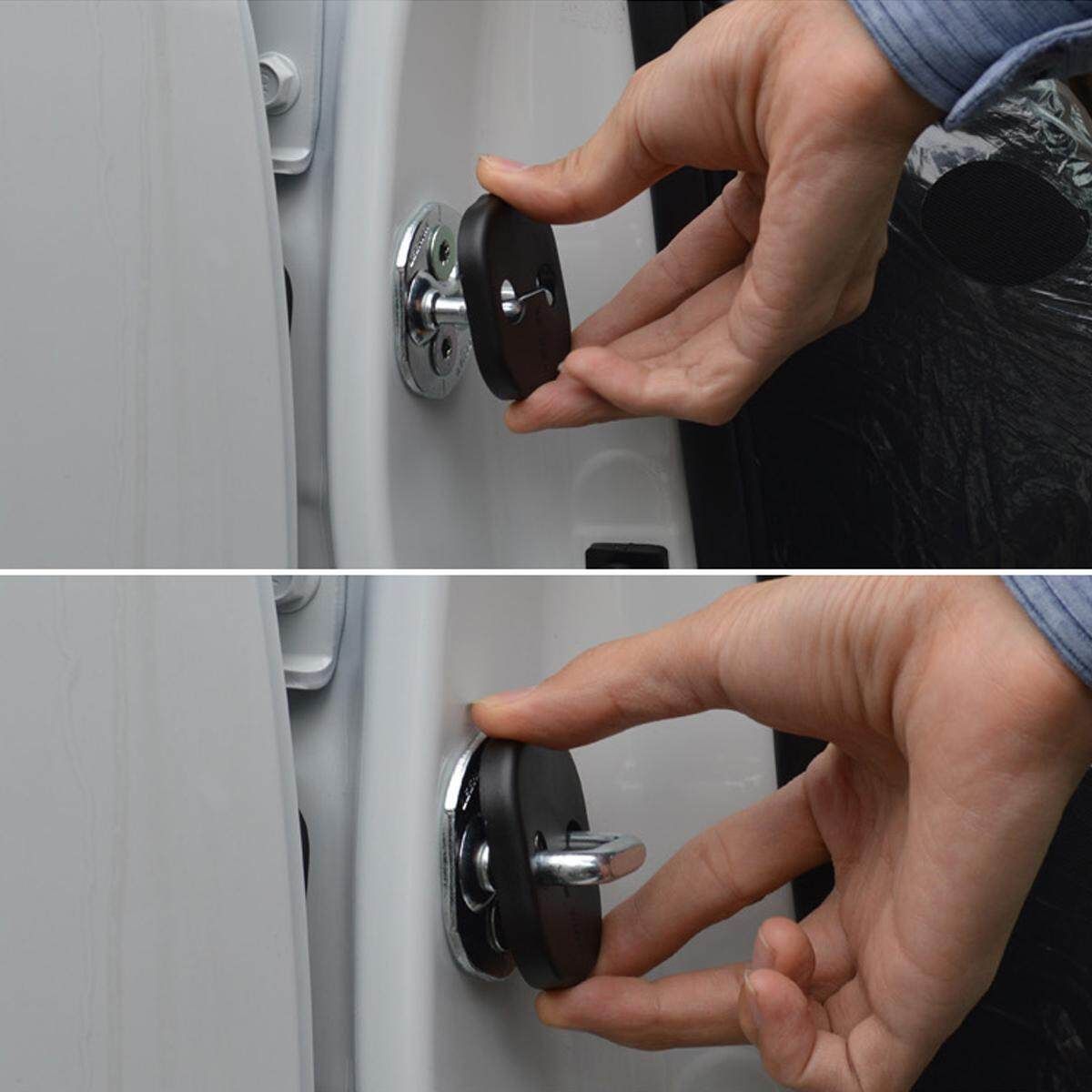 4pcs Truck Door Lock Protector Buckle Cover Caps Decoration For To Yo Ta Accessories