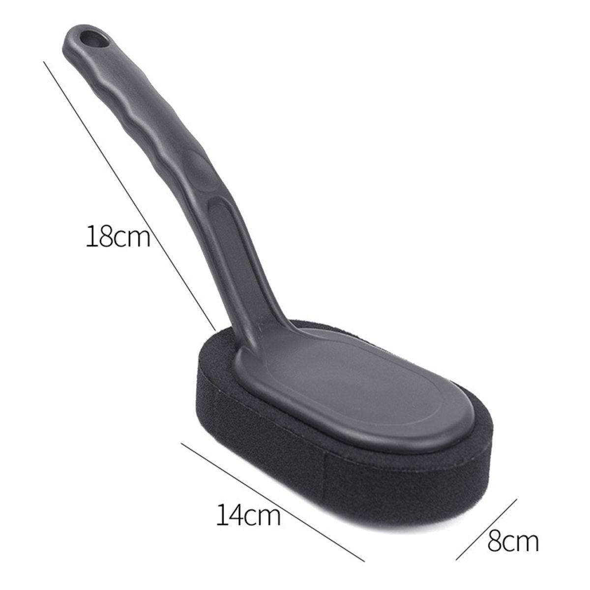 Waxing Brush Car Wheel Detailing Brush Car Accessories Black