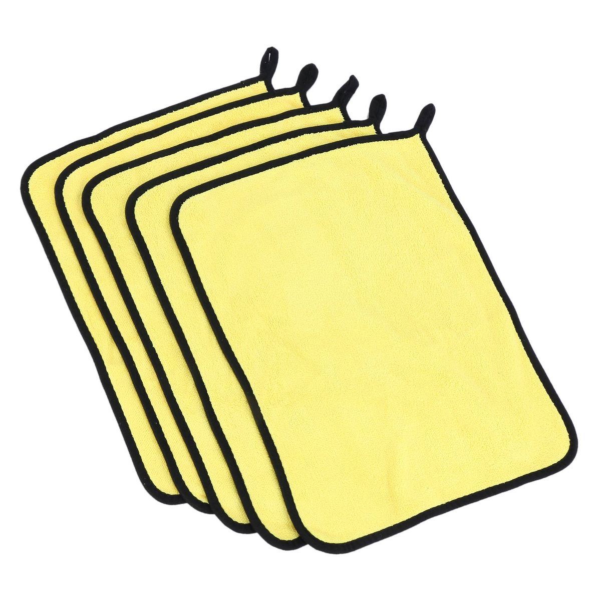5 Pcs Car Wash Microfiber Towels Super Thick Plush Cloth