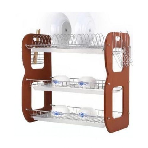 Wooden Dish/Plate Rack - 3 Tier