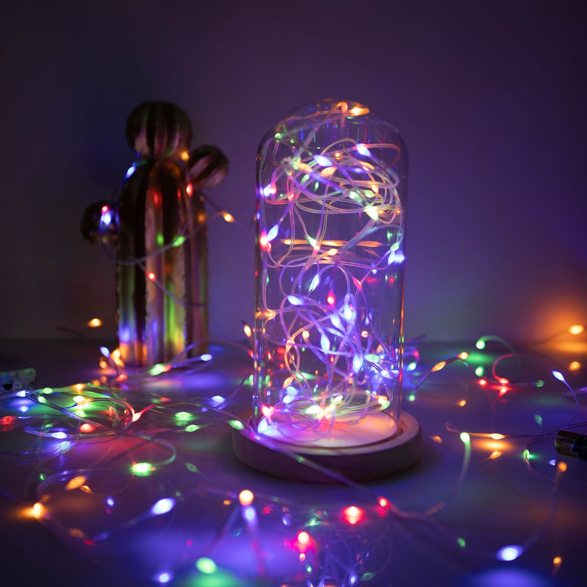 1Meter/3.3Ft 10LEDs Fairy String Light Flexible Twistable