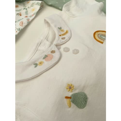 Short Sleeve Girls Top -3 Pieces