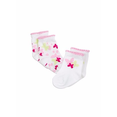 Baby Girl's Secret Garden Socks - Pack of 2