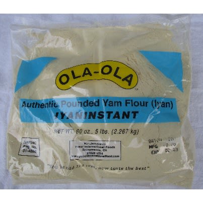 Ola-ola Authentic Pounded Yam Flour - 2.267kg