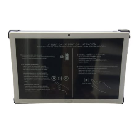 A105 Kids Educational Tablet - 10.1" - 128GB ROM - 4GB RAM - Dual Sim - 6000mAh - Keyboard - Silver